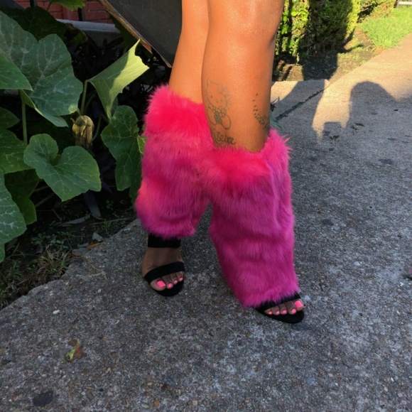 no name Shoes - Fur heels